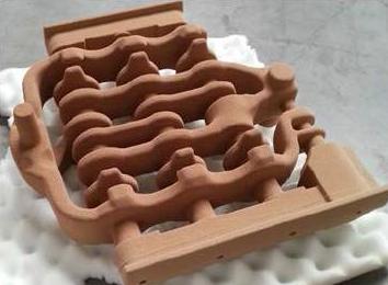 Anime o forme stampati in sabbia con legante FENOLICA