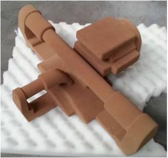 Anime o forme stampati in sabbia con legante FENOLICA