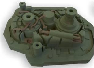 Anime o forme stampati in sabbia con legante FURANICA