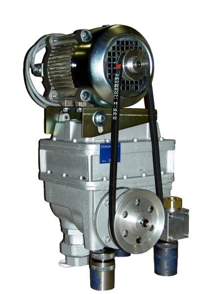 Gruppo di pompaggio installato sui nostri erogatori