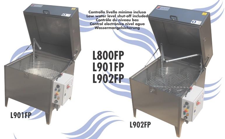 Lavapezzi automatica a spruzzo e cestello rotante con acqua calda e detergente L800 FP