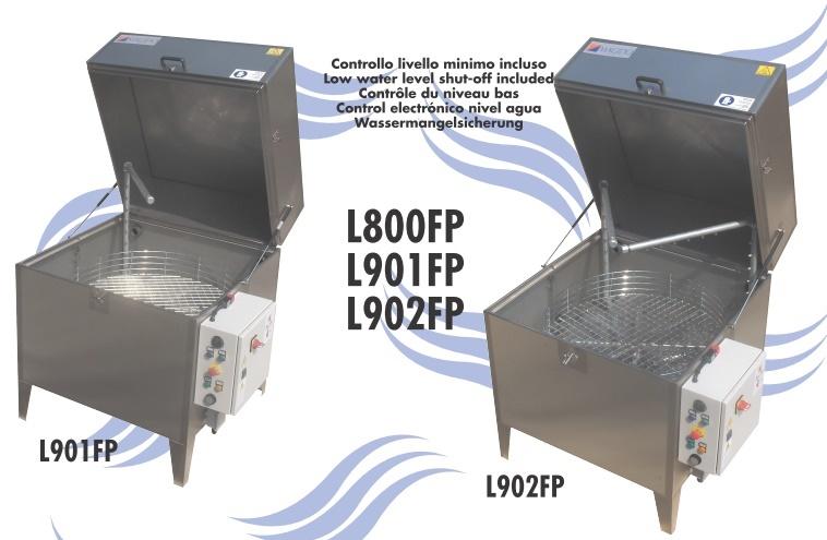 Lavapezzi automatica a spruzzo e cestello rotante con acqua calda e detergente L901 FP